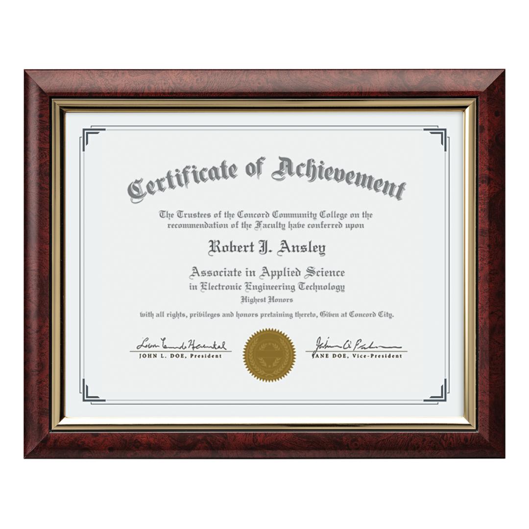 Trent Certificate Frame