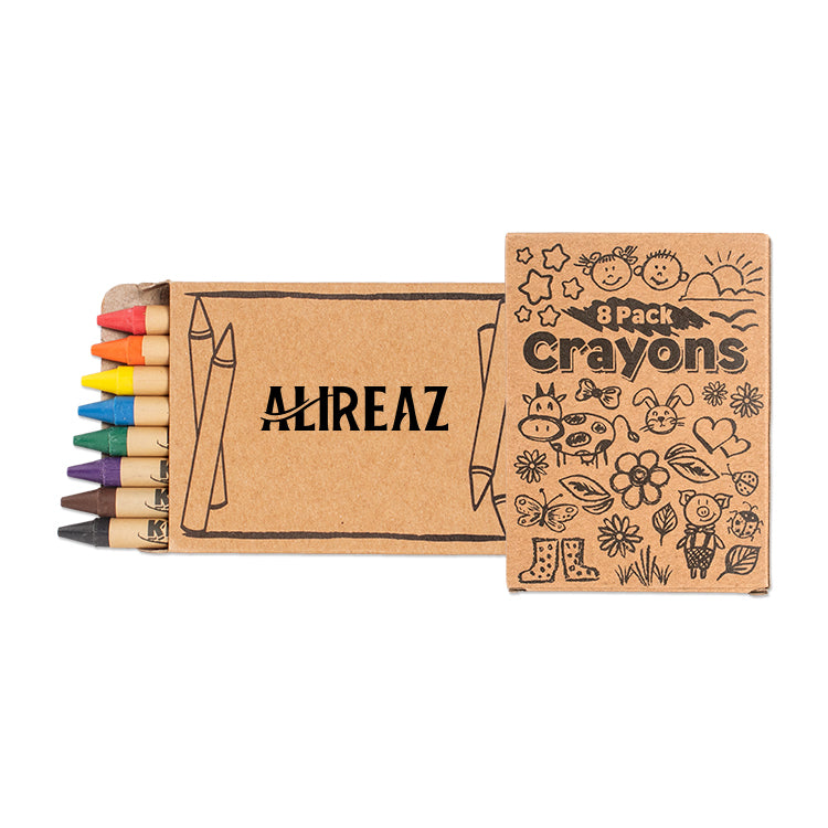 8 Pack Kids Crayons