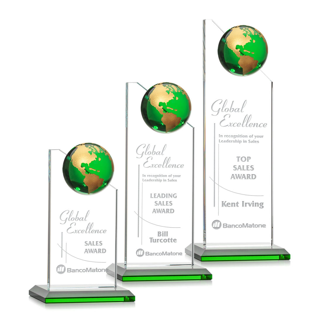 Arden Globe Award - Green/Gold