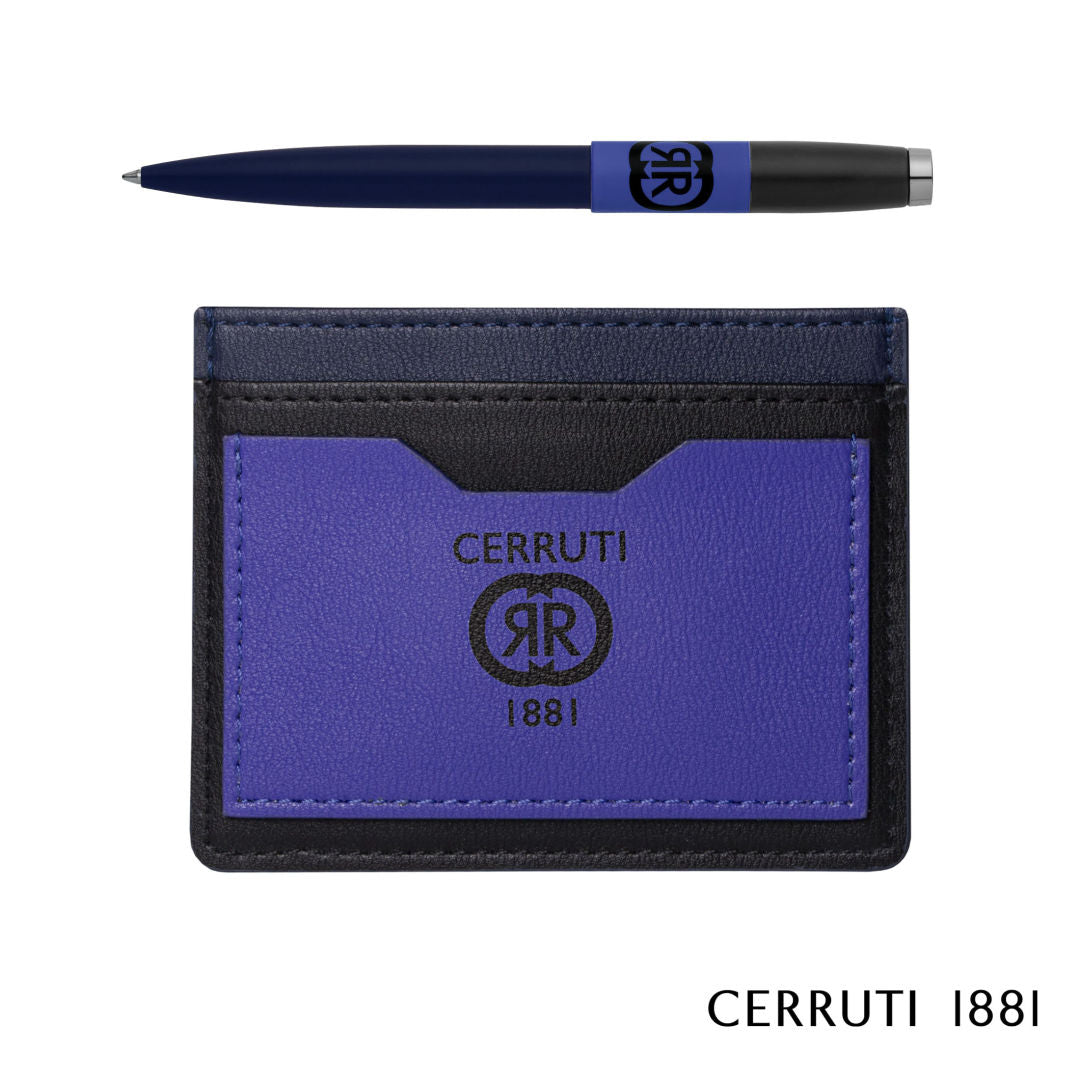 Cerruti 1881® Brick Ballpoint Pen & Card Holder Gift Set
