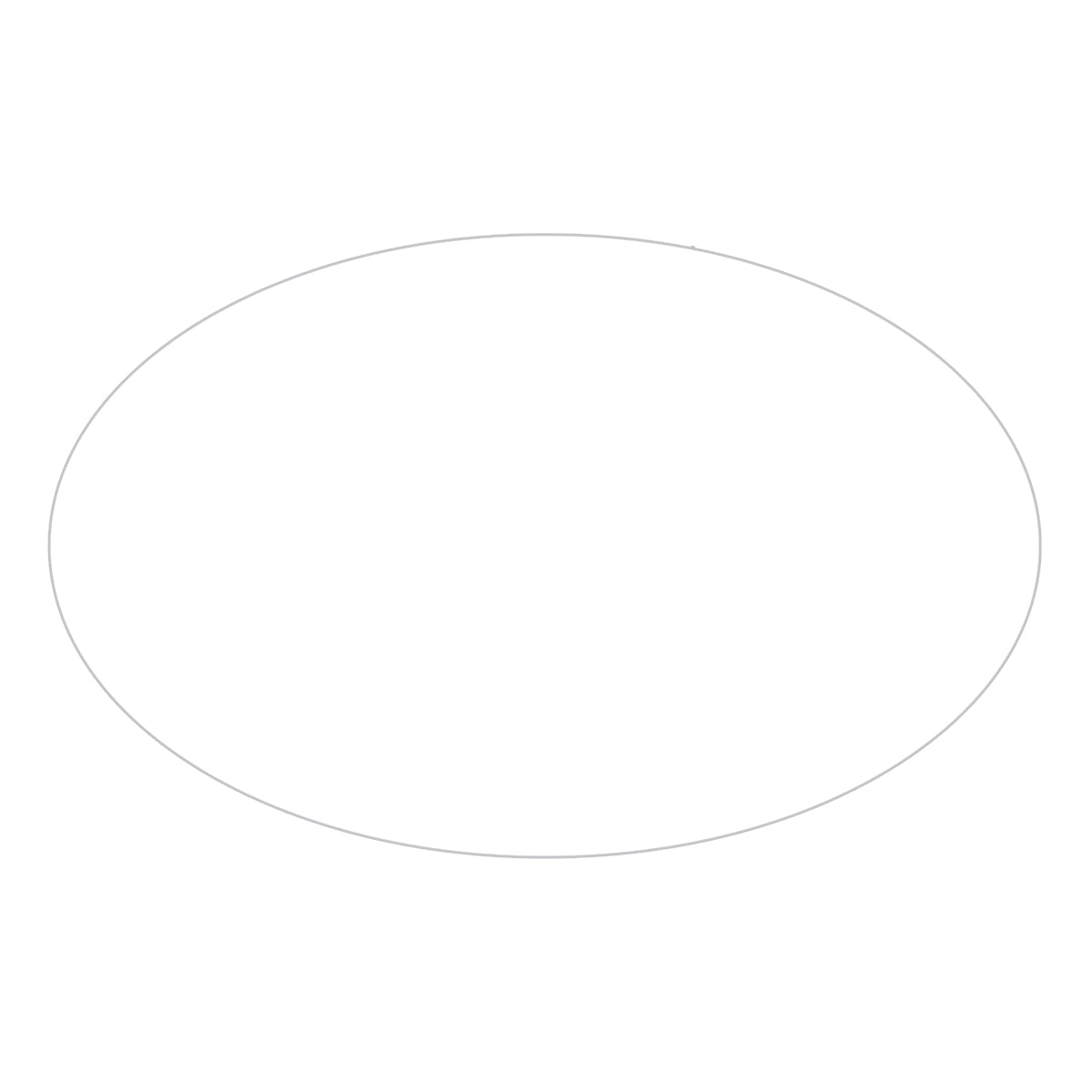 Ultra Removeable Oval Sticker
