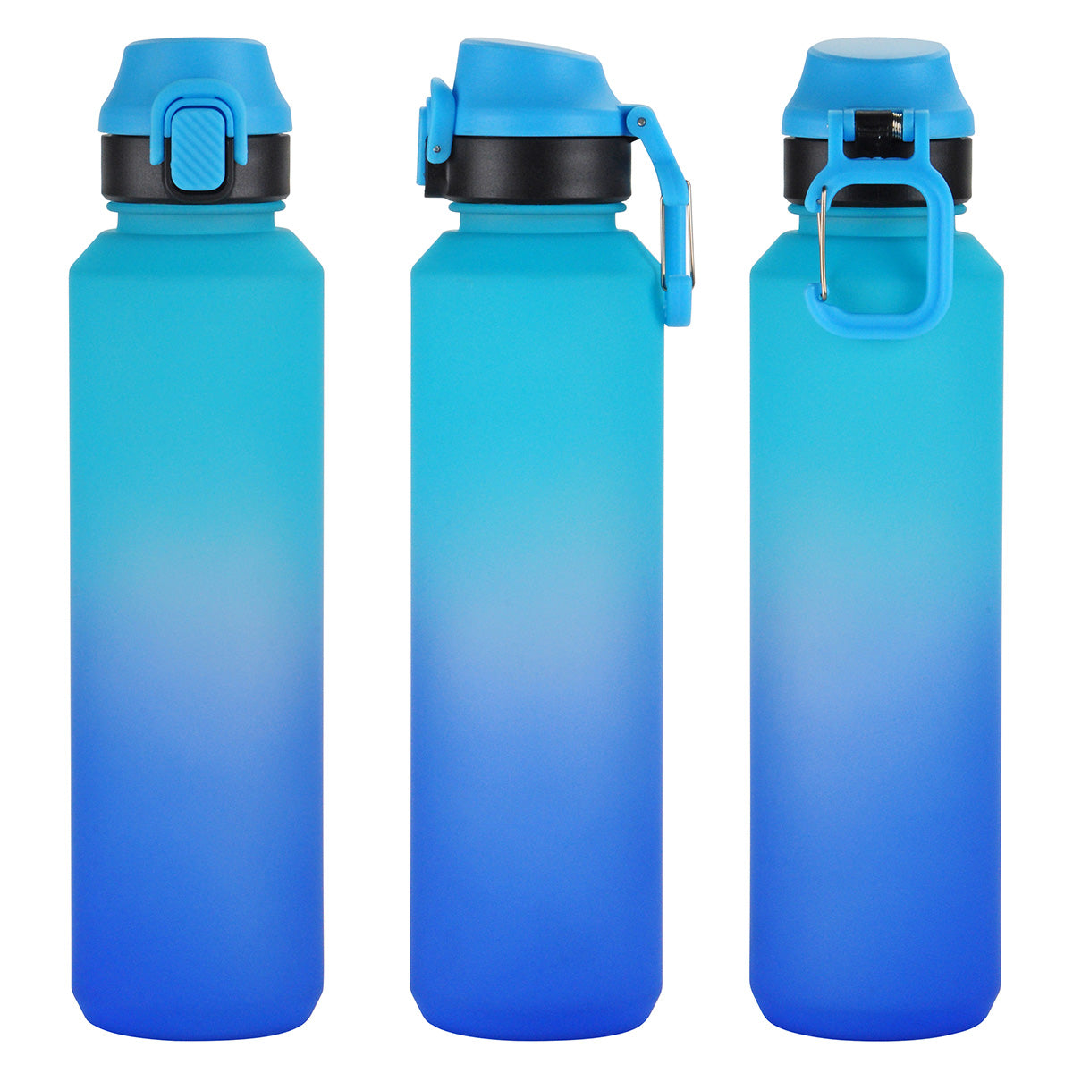 Chroma 27 oz Tritan® Bottle with Snap-Top Lid & Carabiner