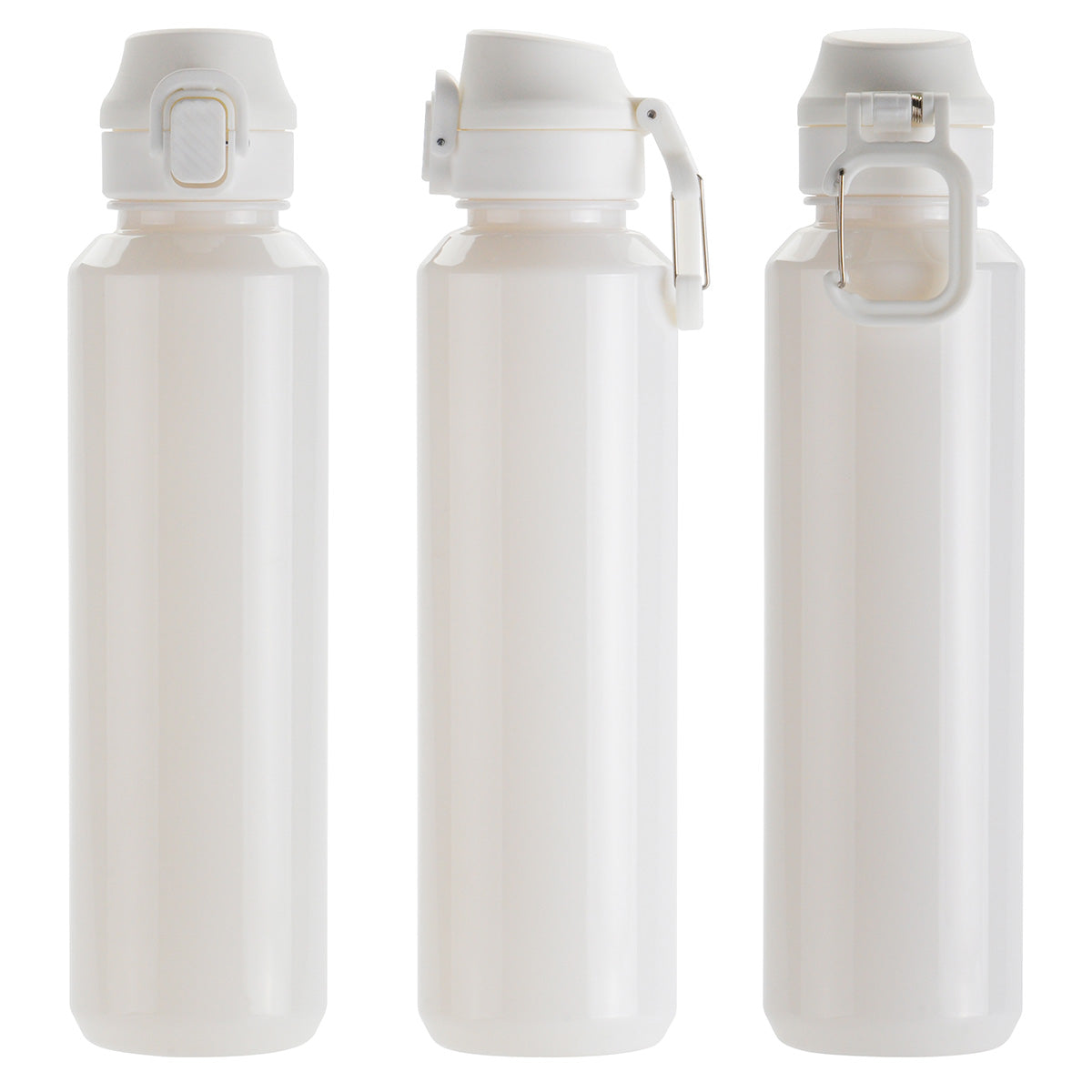 Switchback 27 oz RPET Bottle with Snap-Top Lid & Carabiner