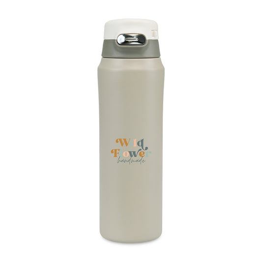 Taupe Aviana™ Rowan Recycled Sip Lid Bottle - 16 Oz.