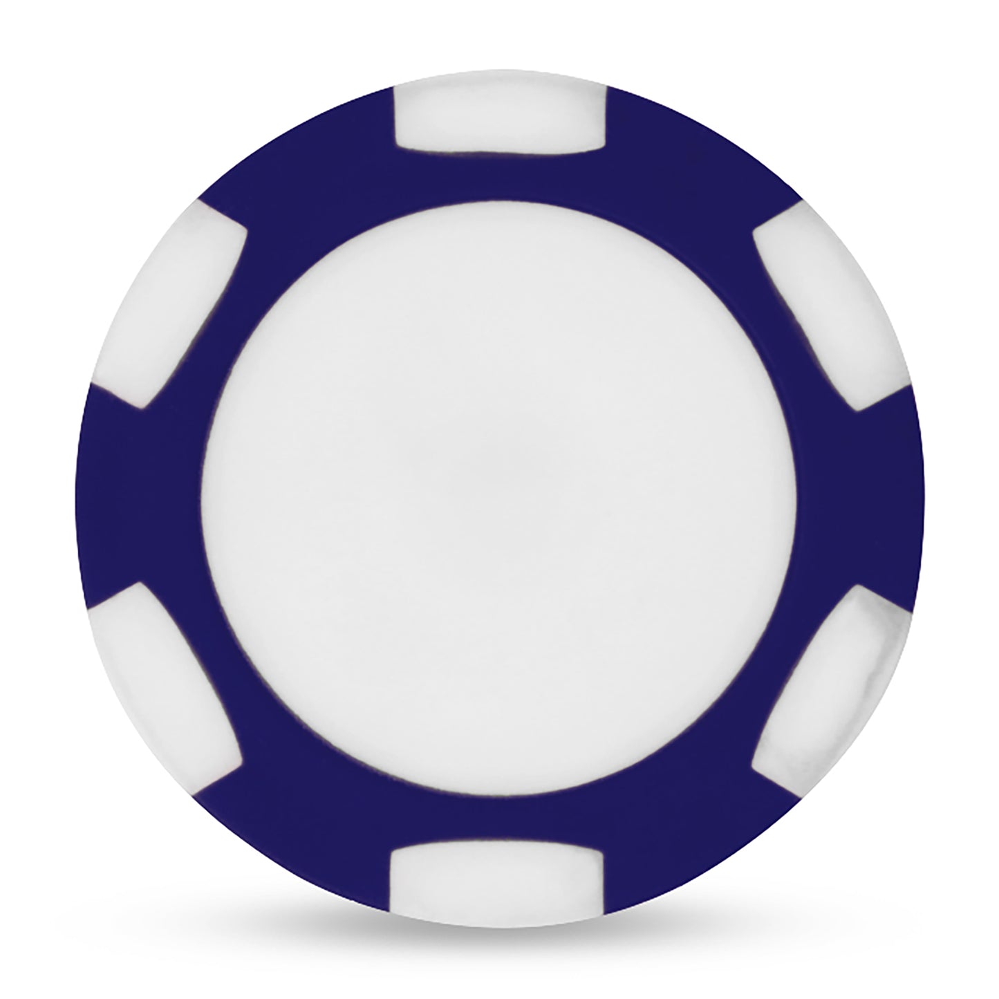 Navy/White Ahead Poker Chip with Ball Marker