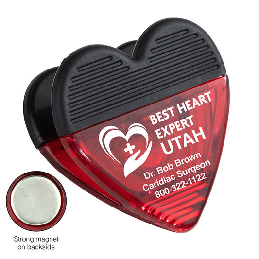 "CORAZON" Heart Shaped Accessory And Memo Clip