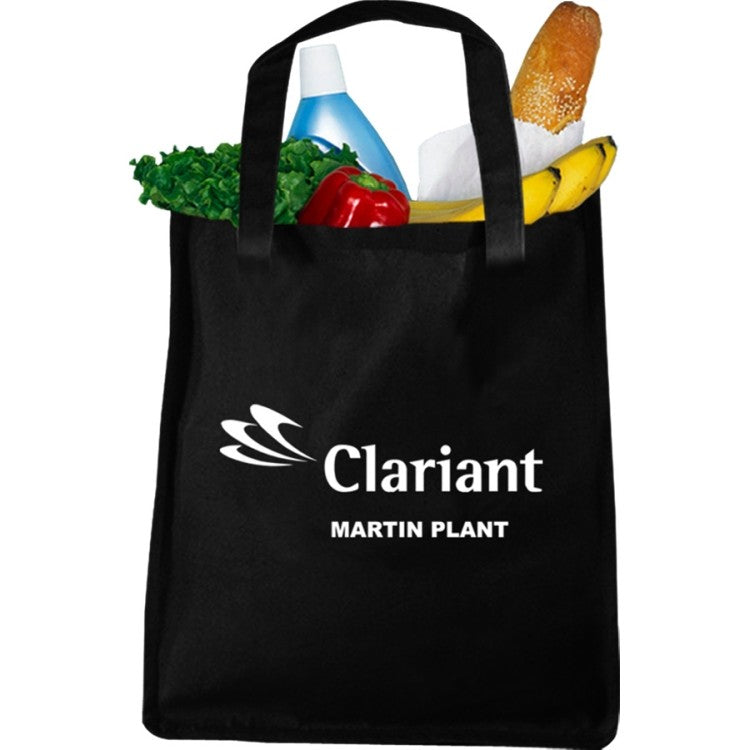 Black Canvas Shopper Bag