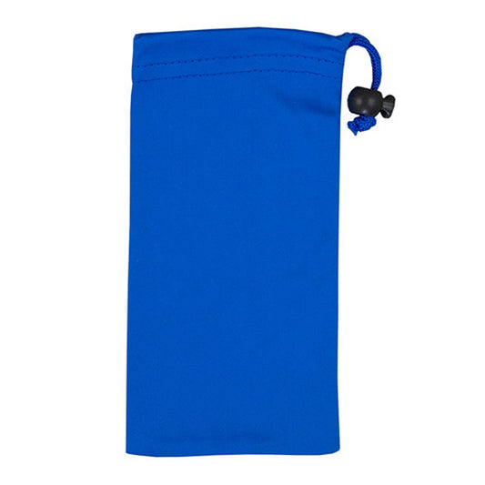 Mobile Tech Metal Power Bank Charging Kit in Microfiber Cinch Pouch Components inserted into Zipper