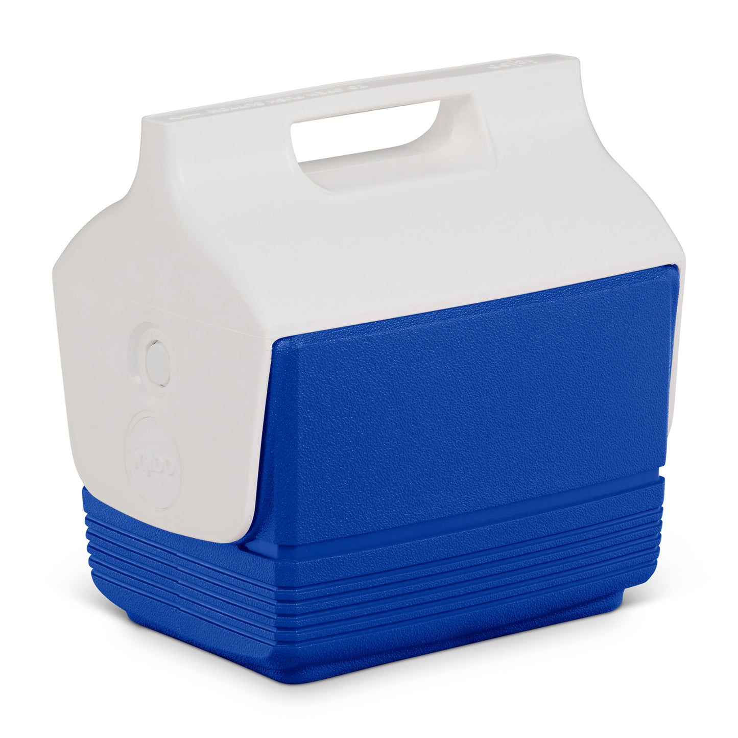 White-Majestic Blue Igloo® Playmate Mini™ 4 Qt Cooler