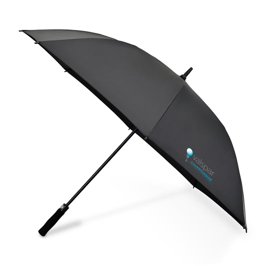 Black Elements 60" Recycled Auto Open Golf Umbrella