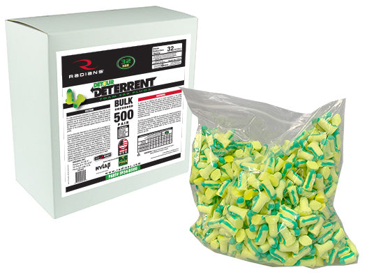 Deterrent® 32 Disposable Uncorded Earplug Dispenser Refill - 500 Pair