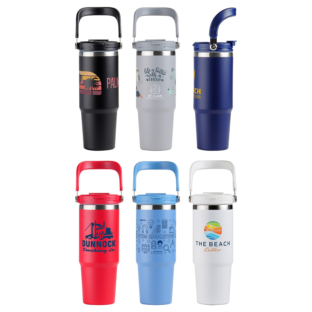 Black SENSO® Venture DuoFlow 30 oz Vacuum Insulated Stainless Steel Travel Tumbler