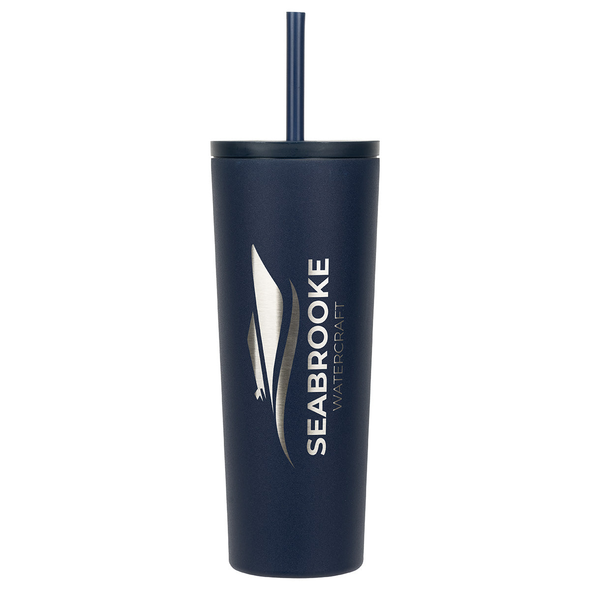 Bradford 24 oz Vacuum Insulated Stainless Steel Tumbler with Straw