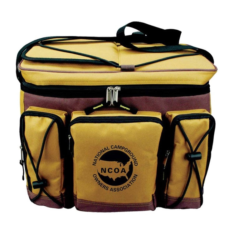 Brown Flip Top Cooler