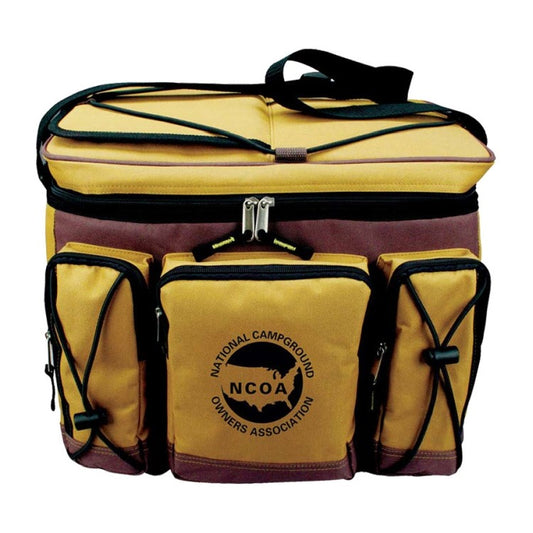 Brown Flip Top Cooler