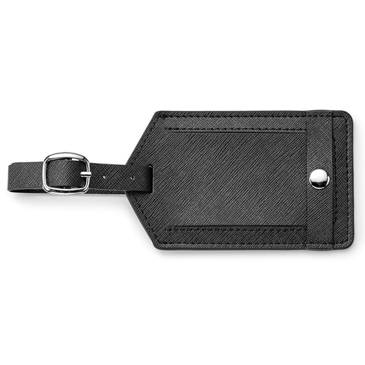 Toscano genuine leather luggage tag