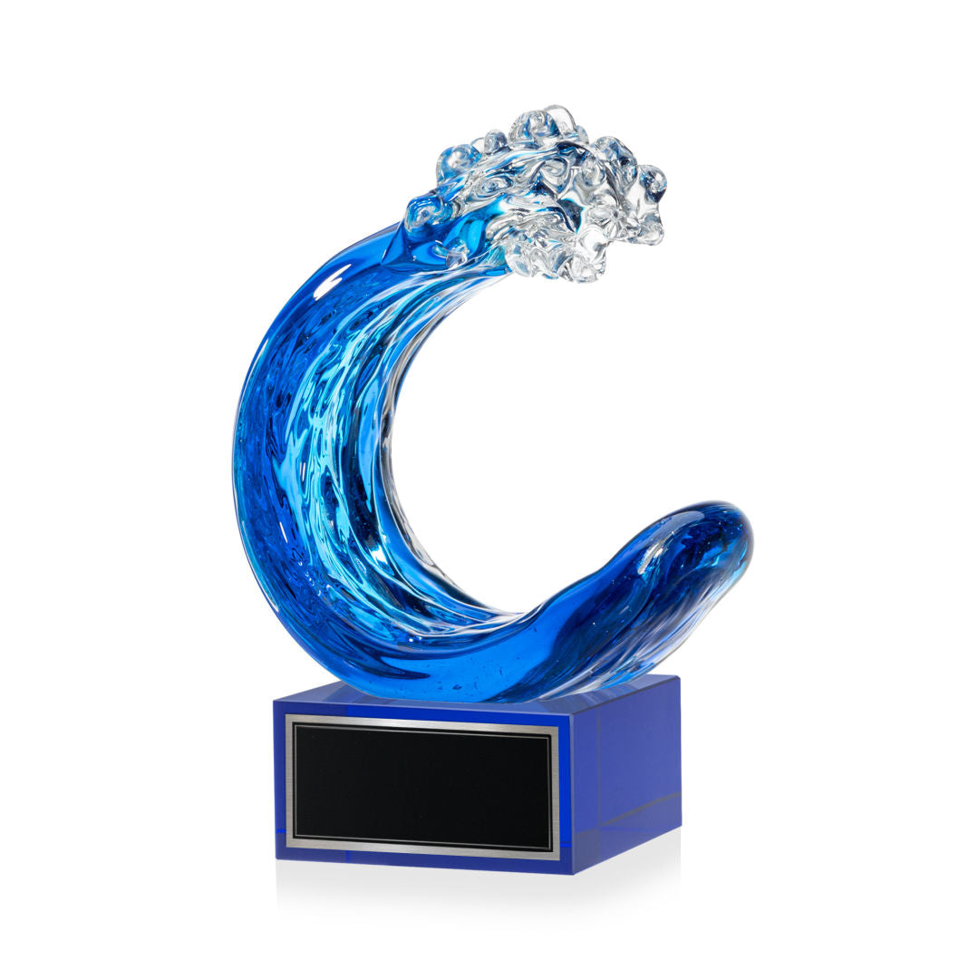 Oceana Award on Hancock Base - Blue