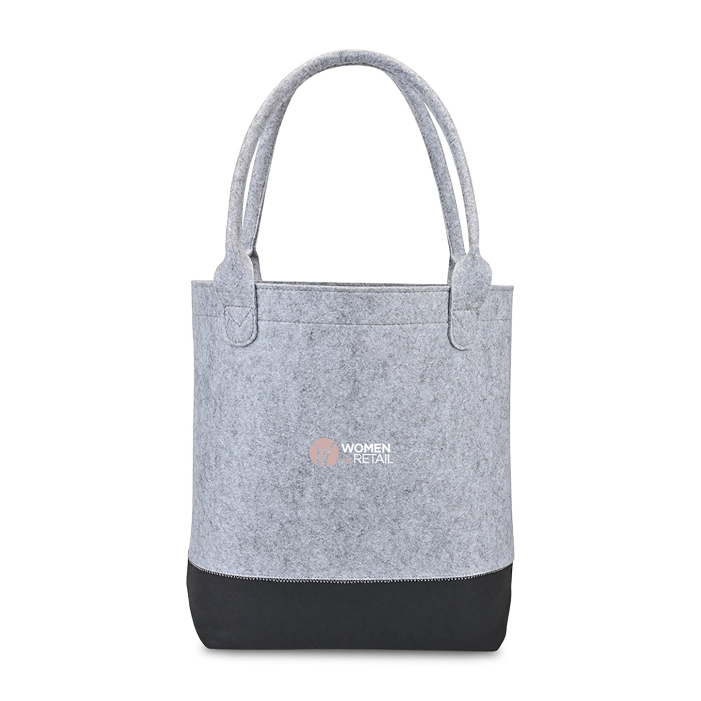 Light Grey/Black Out of The Woods® Felt Colorblock Tall Tote