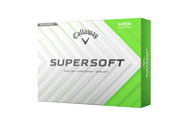 Callaway Supersoft Matte Golf Balls - Green