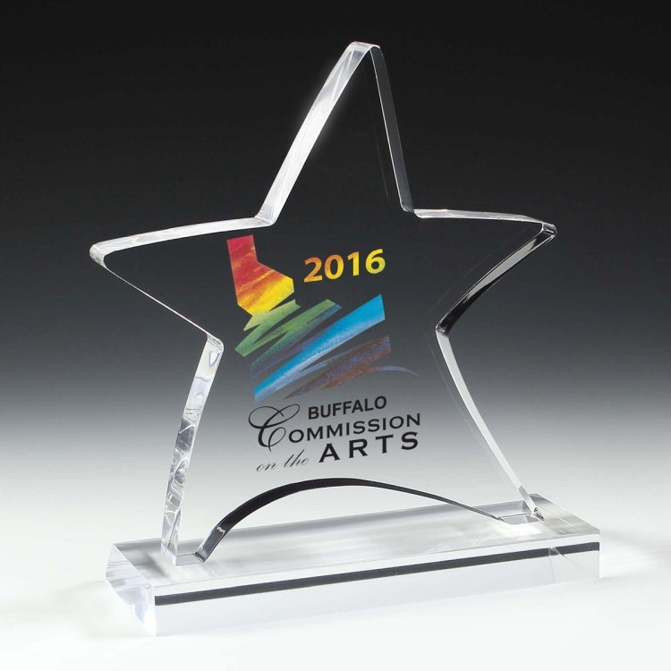 Moving Star Award - 4 Color Process