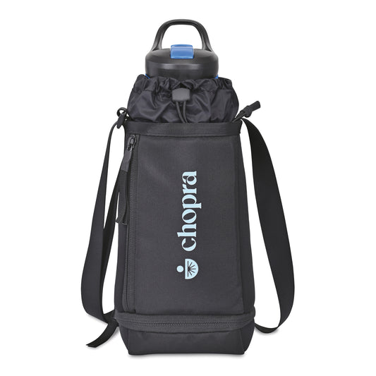 Black Restore Hydration Bottle Sling