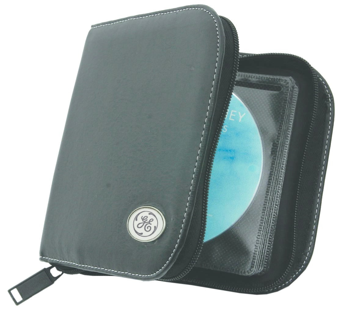 **CLOSEOUT** Insignia Black Leatherette 24 CD Holder
