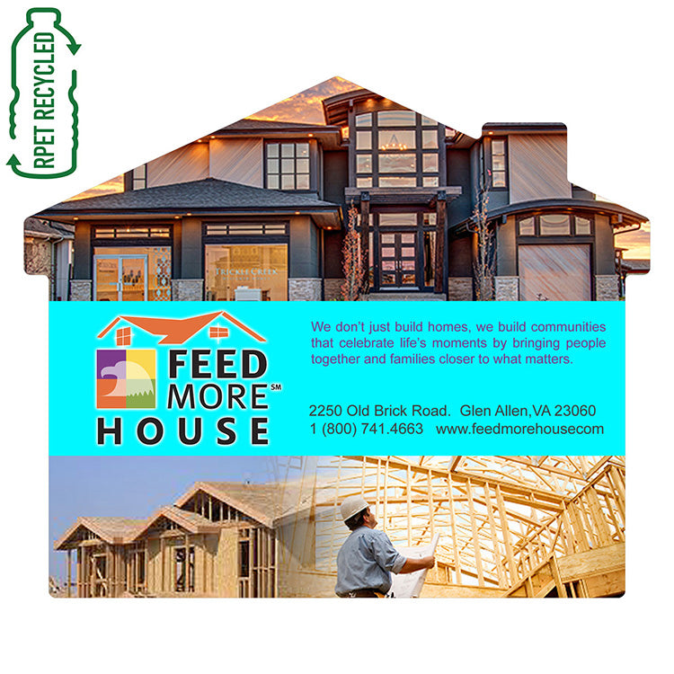 6" x 5" - "Washoe House" Recycled RPET Full Color Import Air Ship Microfiber Cloth & Screen