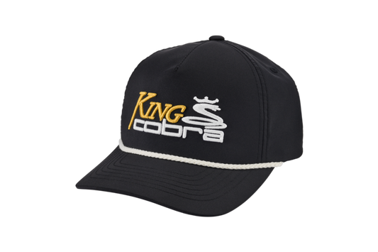 Cobra KING Cobra Rope Snapback Hat - Black