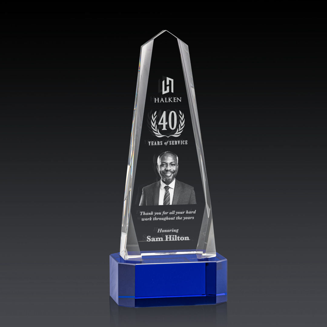 Geneva 3D Award on Base - Blue