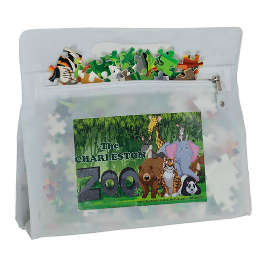 "QUINCY" 500 Piece Full Color Custom Jigsaw Puzzle In Deluxe Vinyl Storage Pack