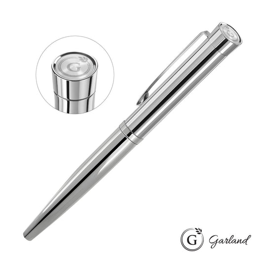 Garland® Executive Signature Emblem Rollerball Pen - Chrome