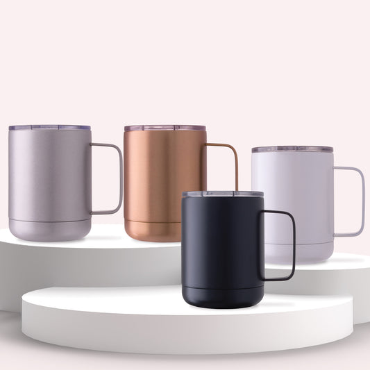 Mean muggin metallic 360 ml / 12 oz stainless steel mug