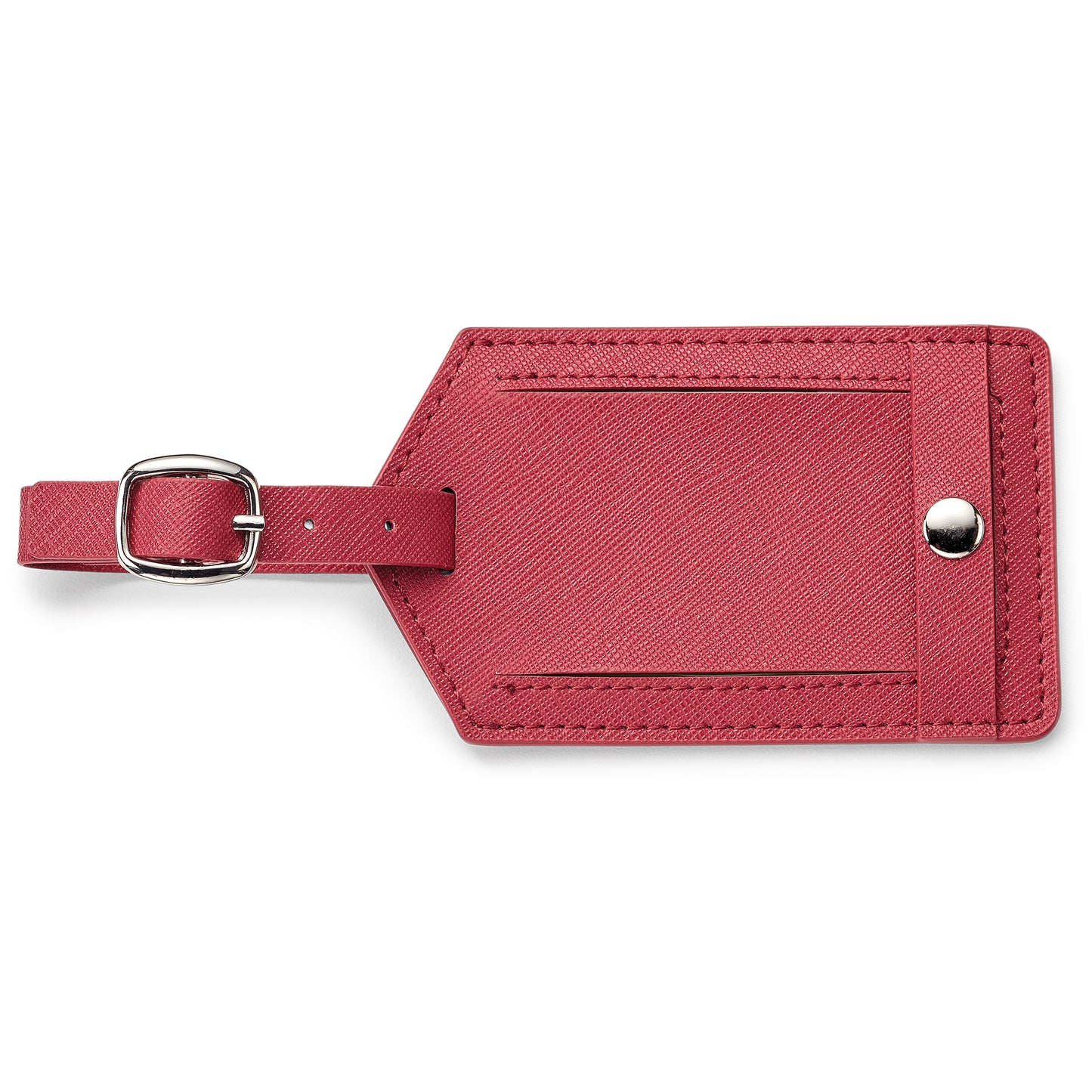 Toscano genuine leather luggage tag