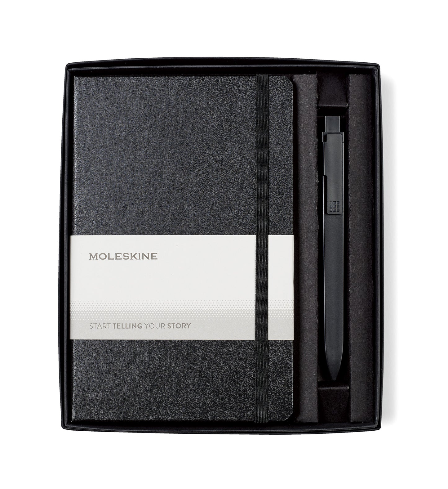 Moleskine® Medium Notebook and GO Pen Gift Set