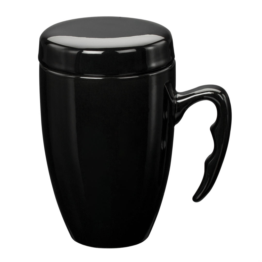 Barco Ceramic Mug w/ Lid - 14oz