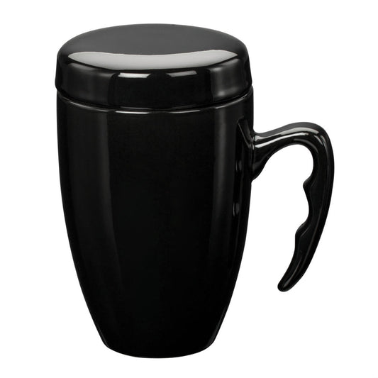 Barco Ceramic Mug w/ Lid - 14oz