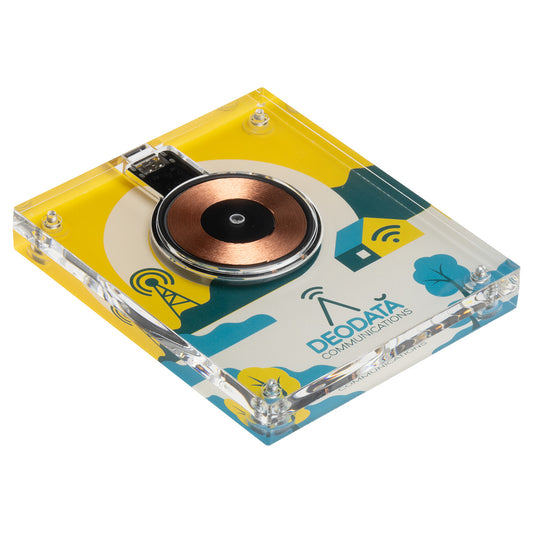 Clear Lucent Acrylic Light-Up 15W Wireless Charger