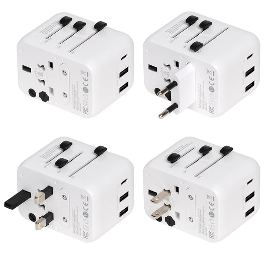 White Pegasus Travel Adapter