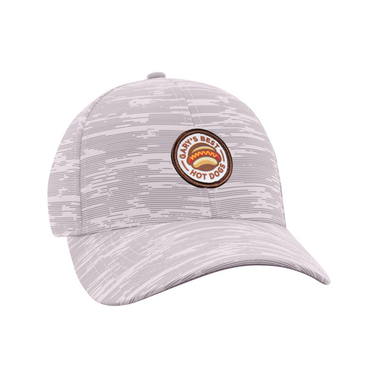 White-Grey Ahead The Streaker Performance Cap