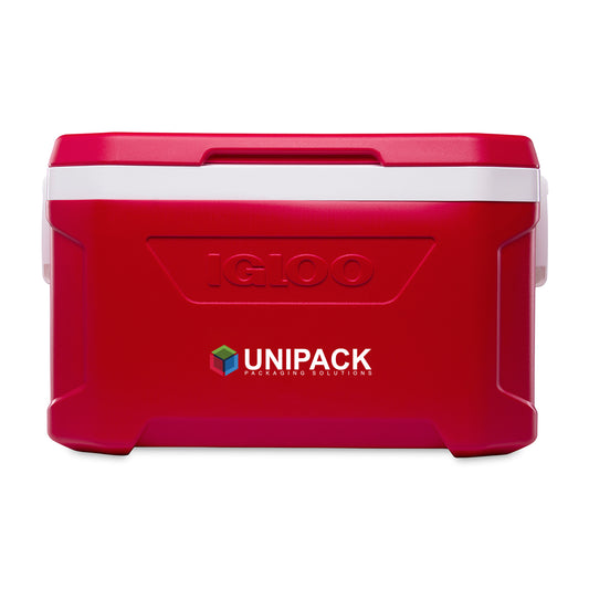 White-Red Star Igloo® Profile II 50 Qt Cooler
