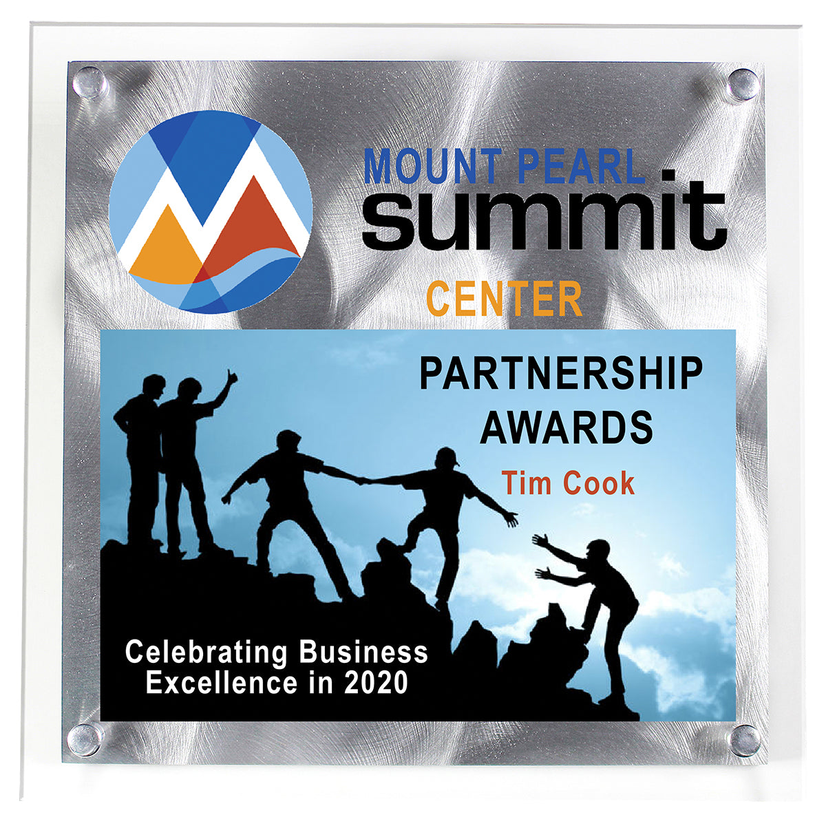 Deco Series Laser Engraved Plaque (10"x10")