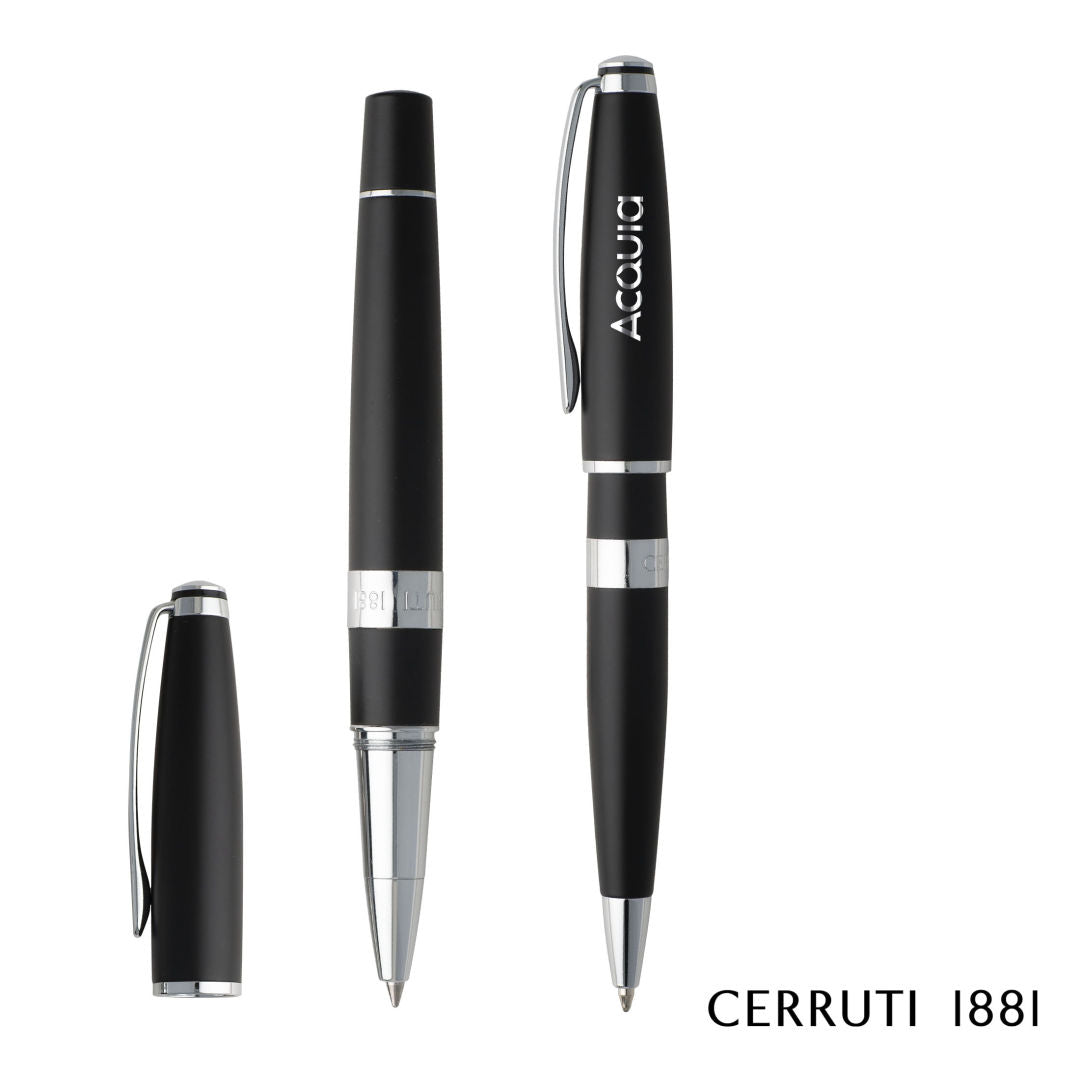 Cerruti 1881® Bicolore Ballpoint & Rollerball Pen Gift Set