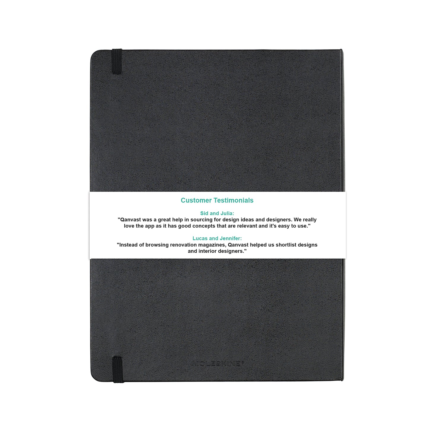 Custom Moleskine® XL Professional Project Planner Custom Band