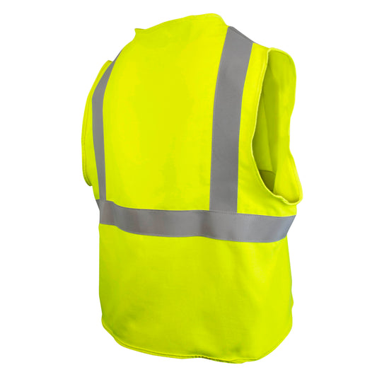 SV99-M2ZGSFR Solid DH Cat 1 Class 2 FR Vest - Green - 2X