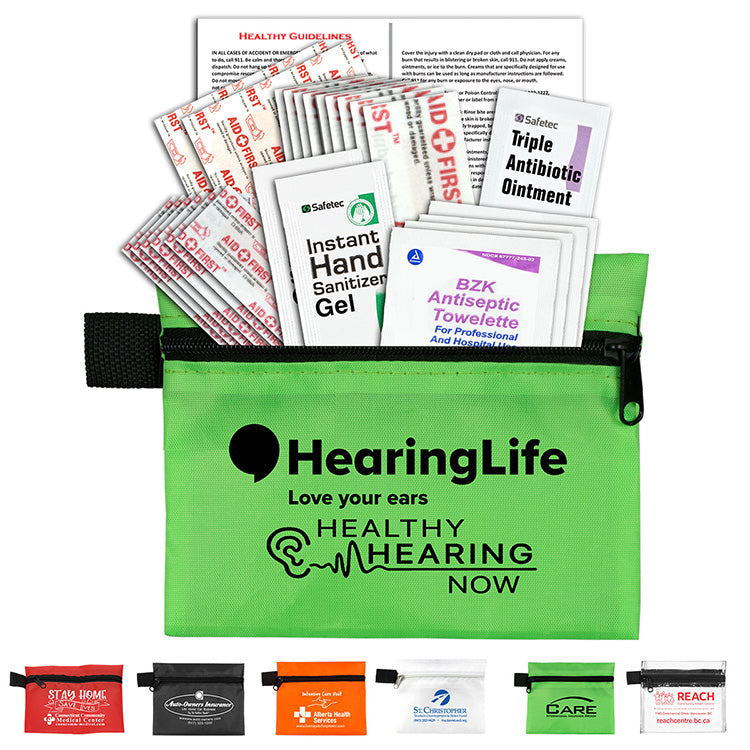 “Altair” 26 Piece First Aid Kit in Zipper Pouch