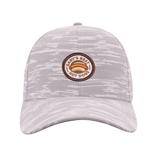 White-Grey Ahead The Streaker Performance Cap