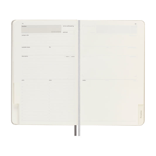 Pearl Grey Moleskine® Passion Journal - Wedding