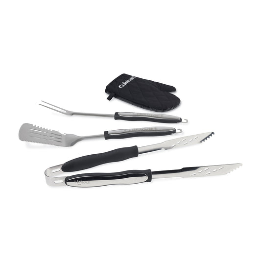 Black Cuisinart Outdoors® 4-Piece Grill Tool Set