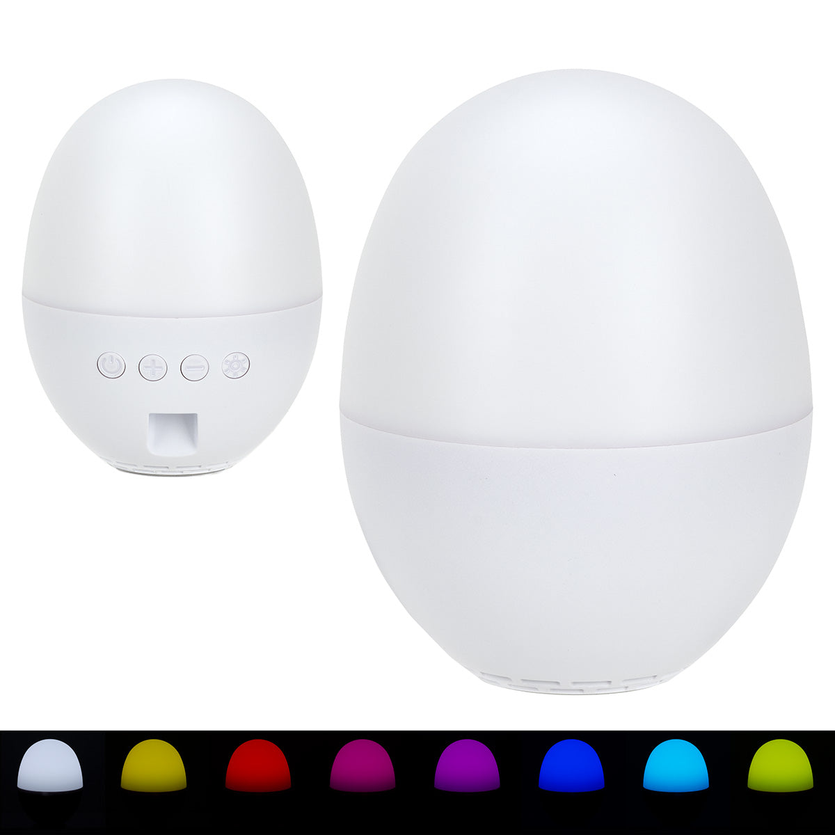 Audio Dome Lighted Wireless Speaker with White Noise Sounds