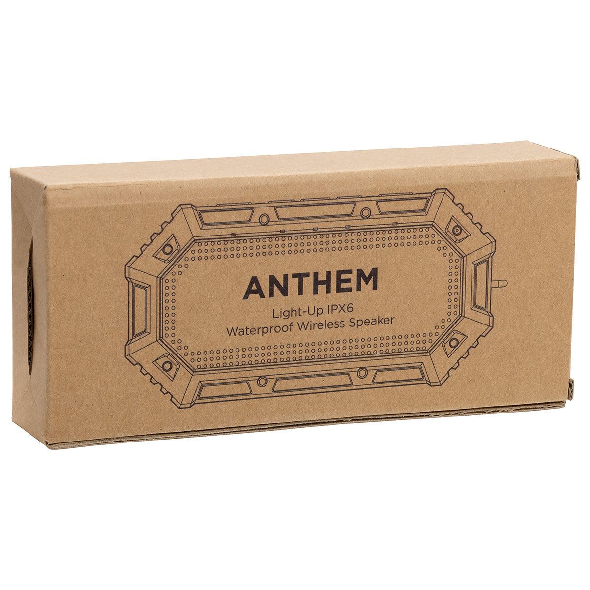 Black Anthem Light-Up IPX6 Waterproof Wireless Speaker